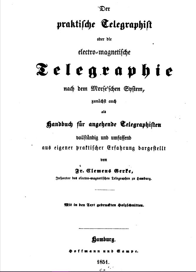 Titelblatt  Telegraphist